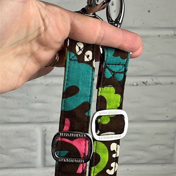 VERA BRADLEY Backpack Tote Convertible Lola Paisley Floral Removable Straps - Picture 7 of 17